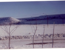 rio mayo con nieve en el 93