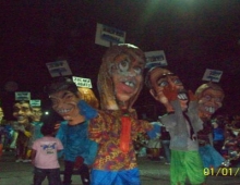 Carnavales en Salta - Los cabezones 