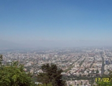Santiago de Chile - Vista desde el Cerro San Cristobal 